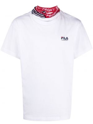 T-shirt z haftem Y/project, biały