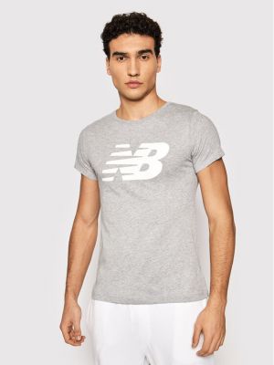 New Balance T-Shirt Nb Cl Fly NBWT0381 Šedá Athletic Fit