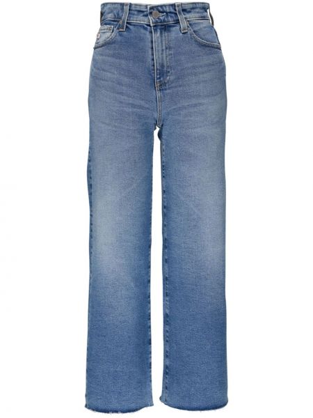 Voľné džínsy s vysokým pásom Ag Jeans modrá