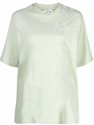 Camiseta con rayas de tigre Kenzo verde