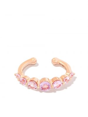 Σκουλαρίκια από ροζ χρυσό Shay