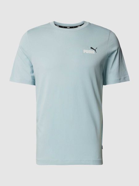 Koszulka z krótkim rękawem z nadrukiem Puma niebieska