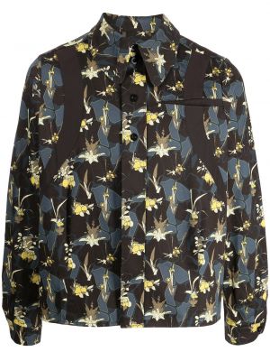 Camisa de flores con estampado Kiko Kostadinov marrón