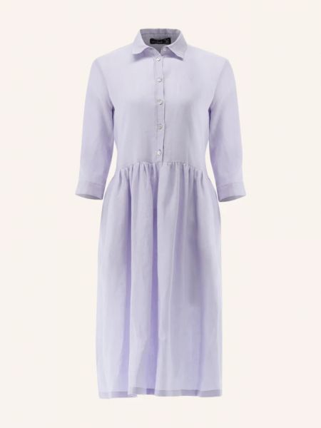 Однотонное длинное платье Van Laack фиолетовое
