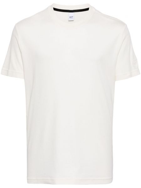 Einfarbige t-shirt aus baumwoll Alpha Tauri weiß