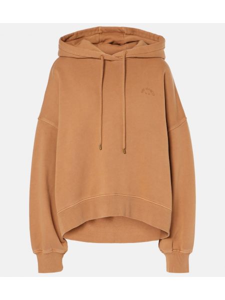 Bomull hoodie The Upside beige