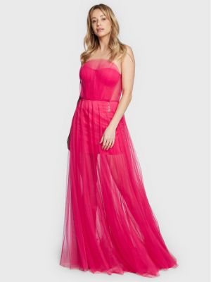 Вечерна рокля slim Fracomina розово