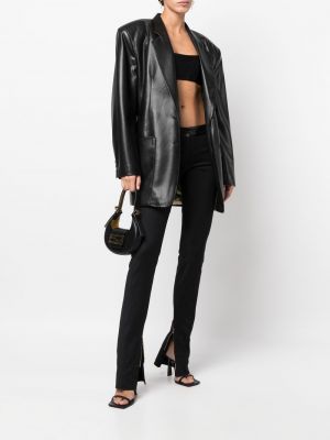 Kalhoty s nízkým pasem skinny fit Dolce & Gabbana Pre-owned černé