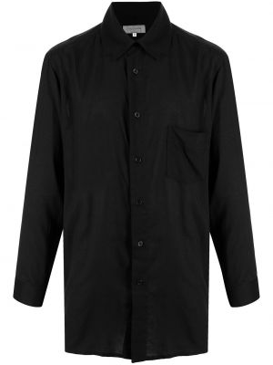 Oversize hemd Yohji Yamamoto schwarz