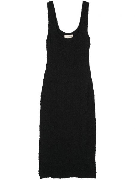 Μίντι φόρεμα Mara Hoffman μαύρο