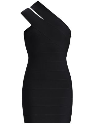 Sukienka mini Hervé Léger czarna