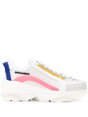 Tykk sneakers Dsquared2 hvit