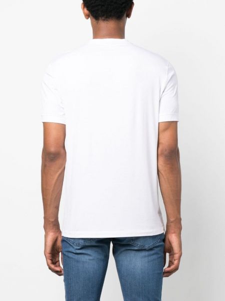 T-shirt di cotone Giorgio Armani bianco