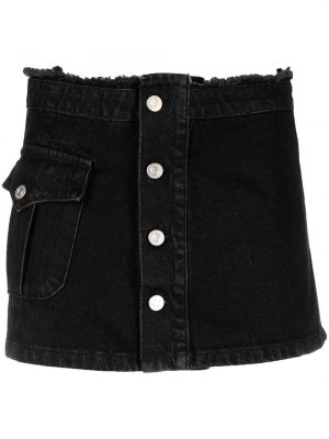 Plisovaná džínsová sukňa Andersson Bell čierna