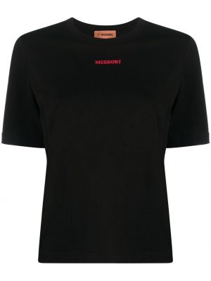 T-krekls Missoni melns