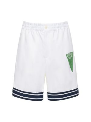 Shorts en coton Kenzo Paris blanc