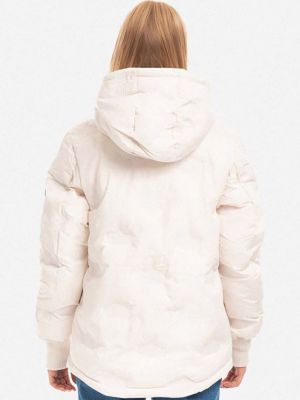 Kapucnis téli kabát Alpha Industries fehér