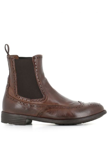 Nahka brogues Officine Creative ruskea