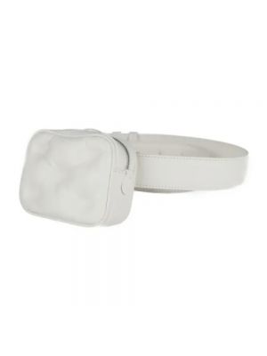 Cinturón de cuero Maison Margiela Pre-owned blanco