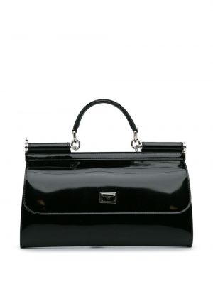 Lakovaná kožená taška Dolce & Gabbana Pre-owned