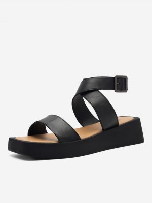 Kožené sandály Badura černé