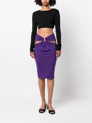 Prigludęs sijonas Concepto violetinė