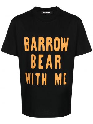 Tricou din bumbac cu imagine Barrow negru