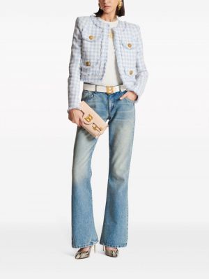 Jeans bootcut taille basse large Balmain