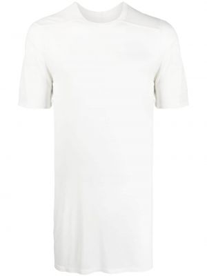 T-shirt con scollo tondo Rick Owens bianco