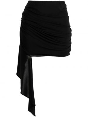 Mini suknja s draperijom Rev crna