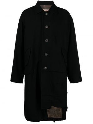 Aszimmetrikus kabát Ziggy Chen fekete