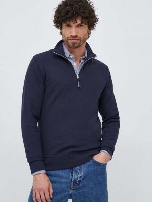 Pamučni pulover Gant plava