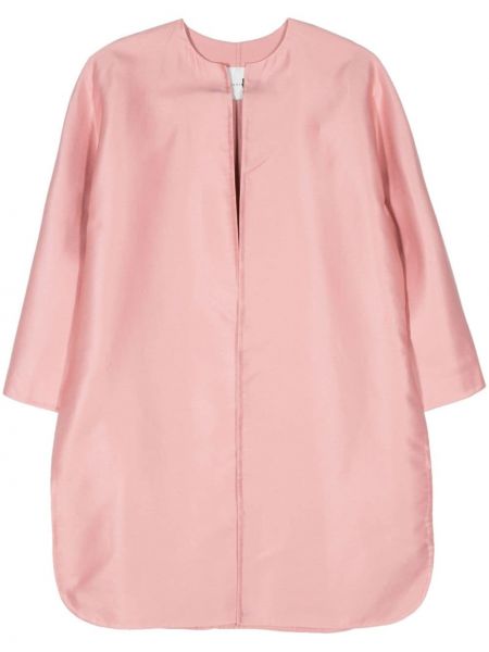 Bavlněný kabát Manzoni 24 růžový