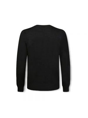 Sweter z okrągłym dekoltem Emporio Armani czarny