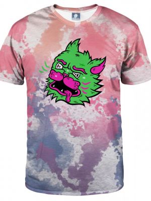 Tie dye t-krekls Aloha From Deer rozā