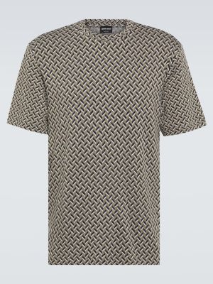Jersey t-shirt Giorgio Armani braun