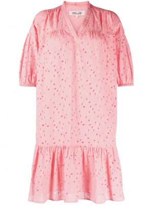 Šaty Dvf Diane Von Furstenberg růžové