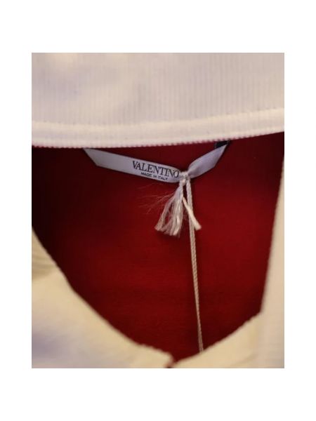 Kurtka bawełniana retro Valentino Vintage czerwona