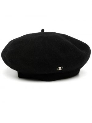 Beret Chanel Pre-owned czarny