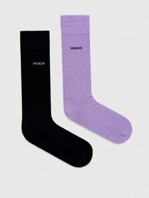 Чорапи Hugo виолетово