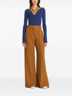 Kalhoty relaxed fit Tory Burch