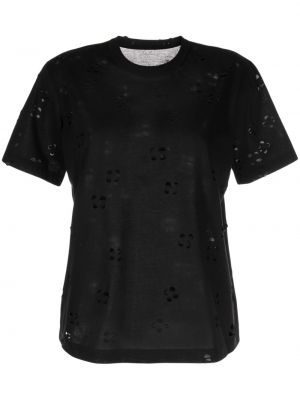 Bavlnené tričko Jnby čierna