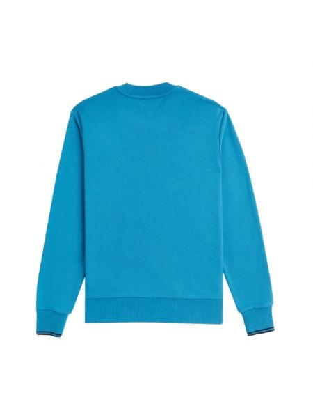 Sweatshirt mit rundem ausschnitt Fred Perry blau