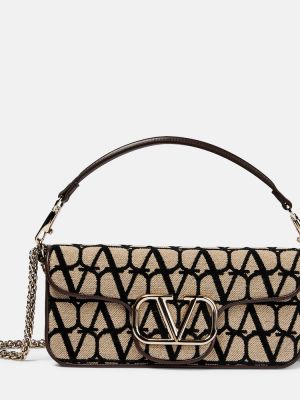 Bolsa de hombro Valentino Garavani beige