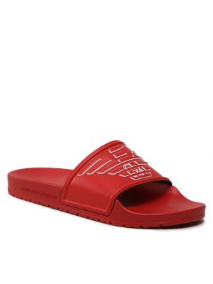Sandály Emporio Armani červené