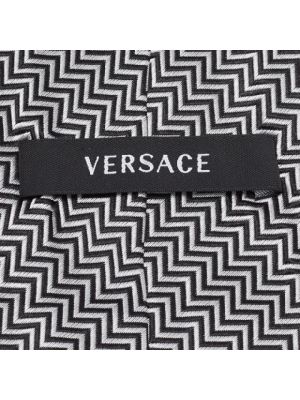 Top de seda Versace Pre-owned negro