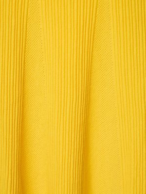 Długa spódnica wełniana Gabriela Hearst żółta