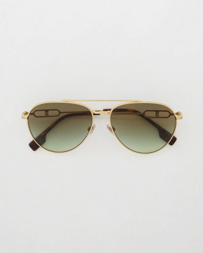 Солнцезащитные очки Burberry, золотой