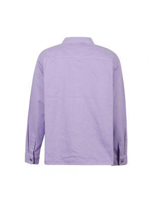 Chaqueta de algodón Obey violeta