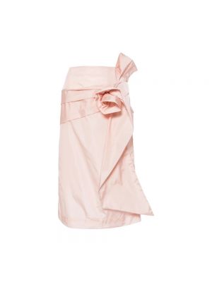 Różowa spódnica midi Simone Rocha